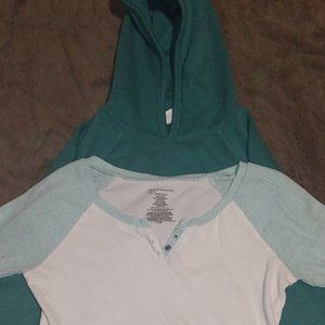 Hoodie and No Boundaries Long Sleeve